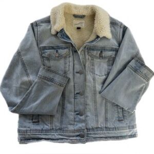 Denim Faux Lined Jacket